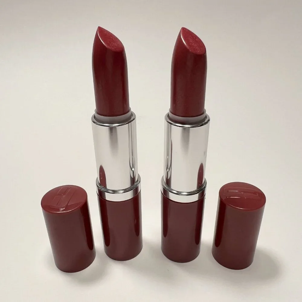 LOT of 2 Clinique Shade 13 Love Pop Lip Color + Primer Lipstick Full Size